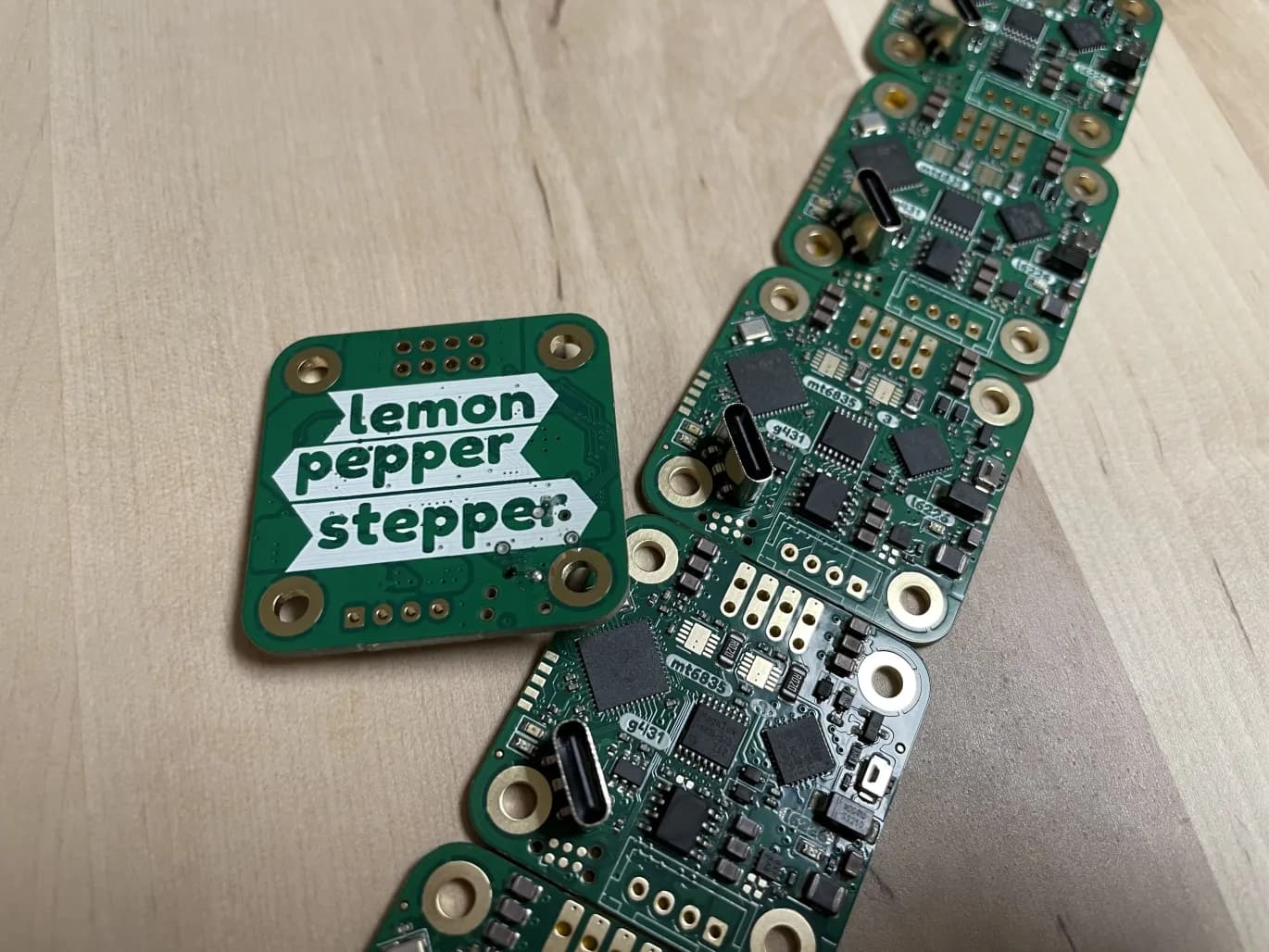 Photo of PCB